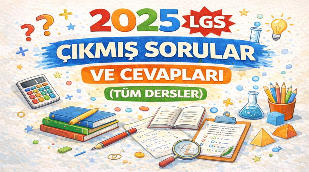 2025 LGS Çıkmış Sorular ve Cevapları (Tüm Dersler)