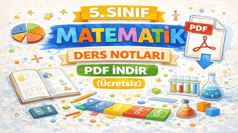 5. Sınıf Matematik Ders Notları PDF İndir (Ücretsiz)