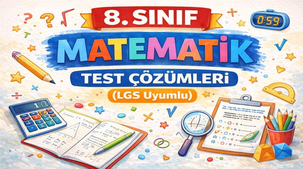 8. Sınıf Matematik Test Çözümleri (LGS Uyumlu)