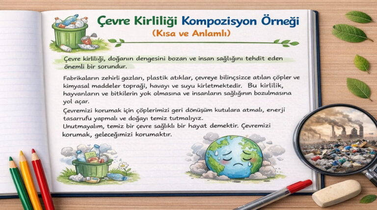 Çevre Kirliliği Kompozisyon Örneği (Kısa ve Anlamlı)